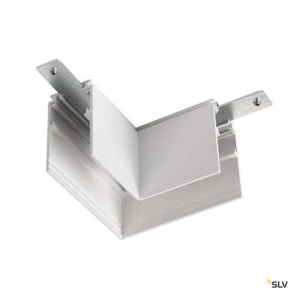 SLV L-connector mechanical, 48V TRACK, for mounting track deep, left, white 1006582