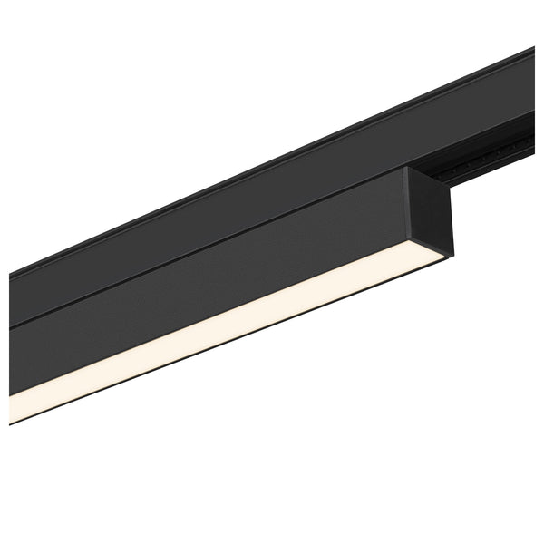 SLV IN-LINE 22, 48V spot, opal, DALI, black, 7.3 W, 680 lm, 4000 K, CRI 90, 95° 1006619
