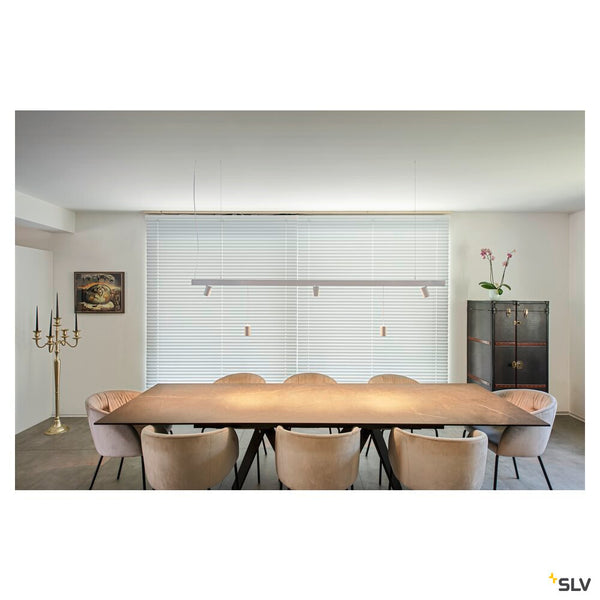 SLV IN-LINE 22 48V TRACK, Darklight Reflector, DALI, spot, white / white, 7.3W, 580lm, 2700K, CRI90, 35° 1006628