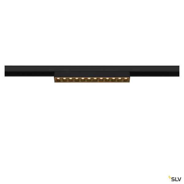 SLV IN-LINE 22 48V TRACK, Darklight Reflector, DALI, spot, black / black, 7.3W, 610lm, 3000K, CRI90, 35° 1006629