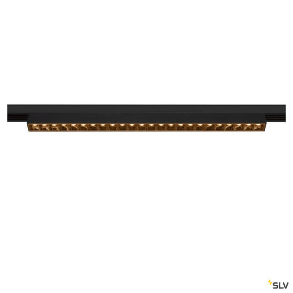 SLV IN-LINE 44 48V TRACK, Darklight Reflector, DALI, spot, black / black, 14W, 1180lm, 2700K, CRI90, 35° 1006633