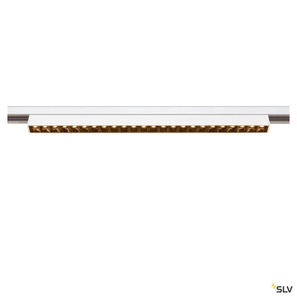 SLV IN-LINE 44 48V TRACK, Darklight Reflector, DALI, spot, white / white, 14W, 1180lm, 2700K, CRI90, 35° 1006634