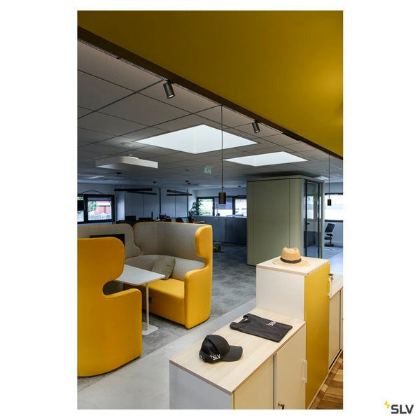 SLV NUMINOS® XS 48V TRACK, DALI, pendant light, black / black, 8.7W, 690lm, 3000K, CRI90, 55° 1006783