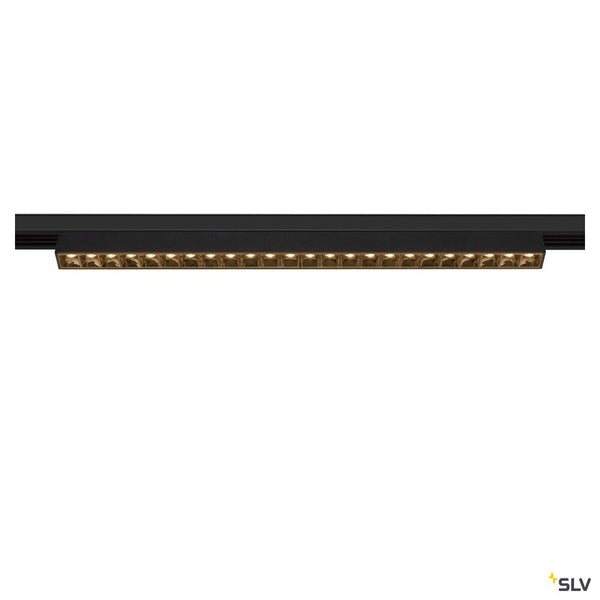 SLV IN-LINE 44 48V TRACK, Darklight Reflector, DALI, spot, black / black, 14W, 1230lm, 3000K, CRI90, 35° 1006635