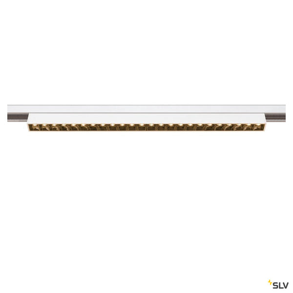 SLV IN-LINE 44 48V TRACK, Darklight Reflector, DALI, spot, white / white, 14W, 1230lm, 3000K, CRI90, 35° 1006636