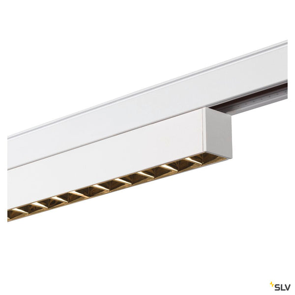 SLV IN-LINE 44 48V TRACK, Darklight Reflector, DALI, spot, white / white, 14W, 1230lm, 3000K, CRI90, 35° 1006636