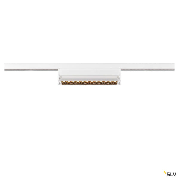 SLV IN-LINE 24 48V TRACK, Move DALI, Darklight Reflector, spot, white / white, 7.3W, 580lm, 2700K, CRI90, 35° 1006640