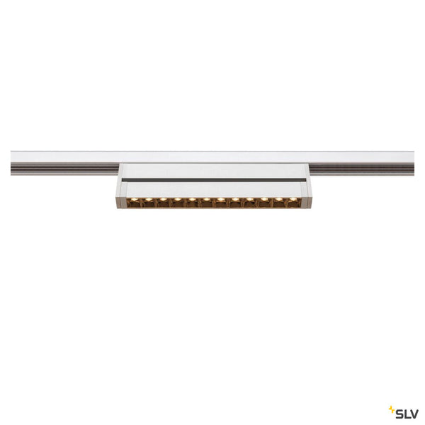 SLV IN-LINE 24 48V TRACK, Move DALI, Darklight Reflector, spot, white / white, 7.3W, 580lm, 2700K, CRI90, 35° 1006640