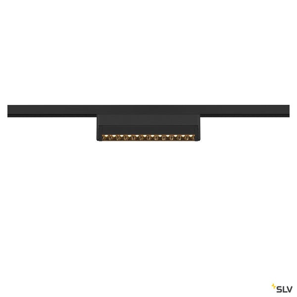 SLV IN-LINE 24 48V TRACK, Move DALI, Darklight Reflector, spot, black / black, 7.3W, 610lm, 3000K, CRI90, 35° 1006641