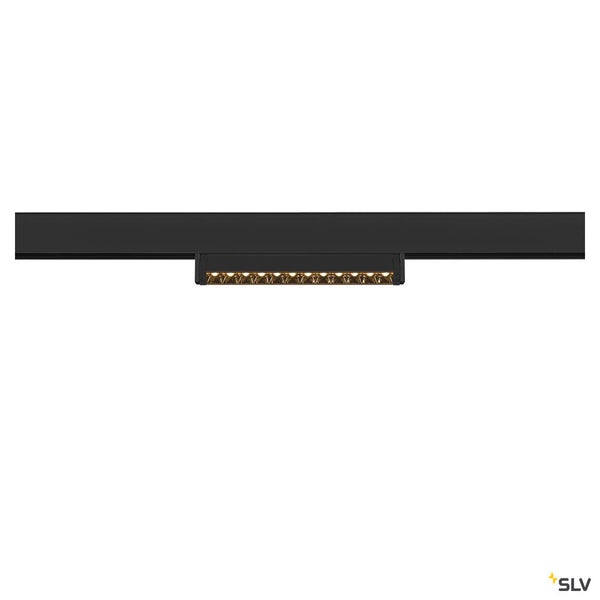 SLV IN-LINE 24 48V TRACK, Move DALI, Darklight Reflector, spot, black / black, 7.3W, 610lm, 3000K, CRI90, 35° 1006641