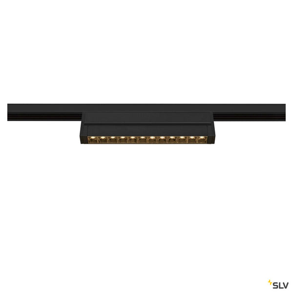 SLV IN-LINE 24 48V TRACK, Move DALI, Darklight Reflector, spot, black / black, 7.3W, 610lm, 3000K, CRI90, 35° 1006641