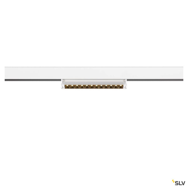SLV IN-LINE 24 48V TRACK, Move DALI, Darklight Reflector, spot, white / white, 7.3W, 610lm, 3000K, CRI90, 35° 1006642