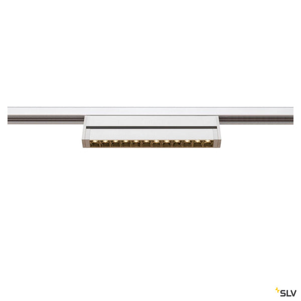 SLV IN-LINE 24 48V TRACK, Move DALI, Darklight Reflector, spot, white / white, 7.3W, 610lm, 3000K, CRI90, 35° 1006642