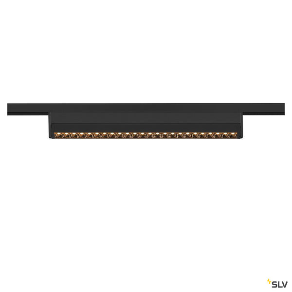 SLV IN-LINE 46 48V TRACK, Move DALI, Darklight Reflector, spot, black / black, 14W, 1180lm, 2700K, CRI90, 35° 1006645