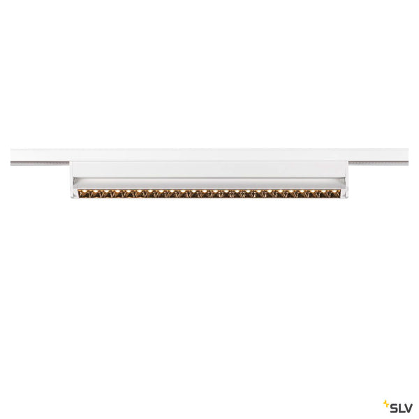SLV IN-LINE 46 48V TRACK, Move DALI, Darklight Reflector, spot, white / white, 14W, 1180lm, 2700K, CRI90, 35° 1006646