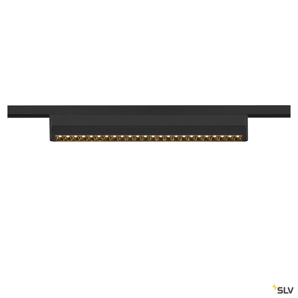 SLV IN-LINE 46 48V TRACK, Move DALI, Darklight Reflector, spot, black / black, 14W, 1230lm, 3000K, CRI90, 35° 1006647