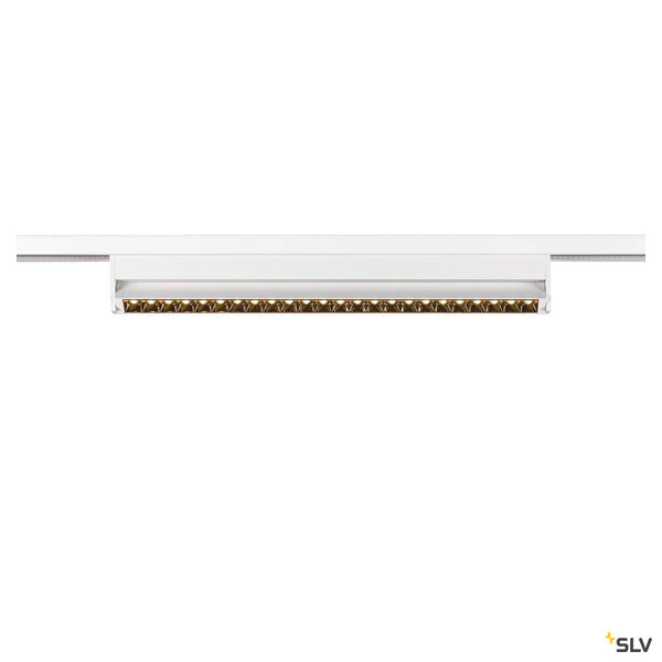 SLV IN-LINE 46 48V TRACK, Move DALI, Darklight Reflector, spot, white / white, 14W, 1230lm, 3000K, CRI90, 35° 1006648