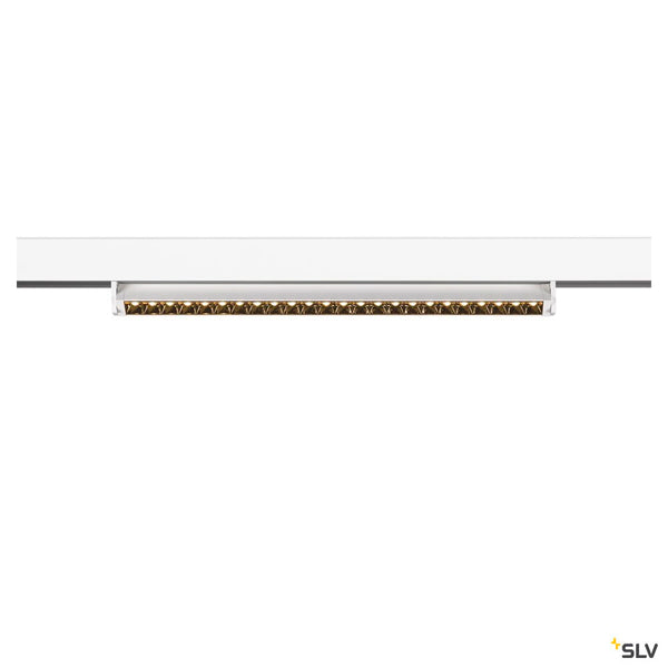 SLV IN-LINE 46 48V TRACK, Move DALI, Darklight Reflector, spot, white / white, 14W, 1230lm, 3000K, CRI90, 35° 1006648