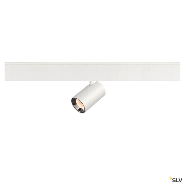 SLV NUMINOS® XS 48V TRACK, DALI, spot, white / chrome, 8.7W, 650lm, 2700K, CRI90, 40° 1006665