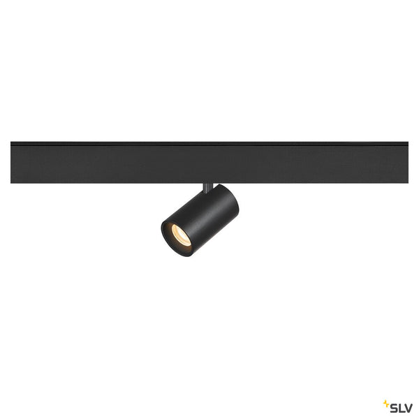 SLV NUMINOS® XS 48V TRACK, DALI, spot, black / black, 8.7W, 690lm, 3000K, CRI90, 55° 1006675