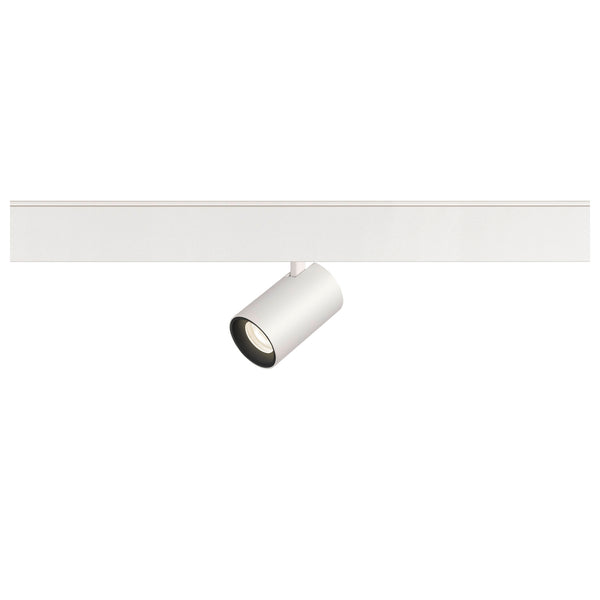 SLV NUMINOS® XS, 48V spot, round, 4000 K, 8.7 W, DALI 2, 20°, matt white / matt black 1006696