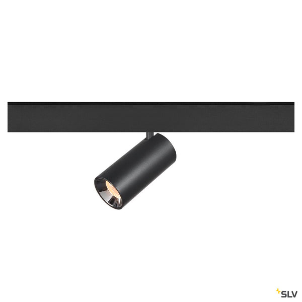 SLV NUMINOS® S 48V TRACK, DALI, spot, black / chrome, 16W, 960lm, 2700K, CRI90, 20° 1006707