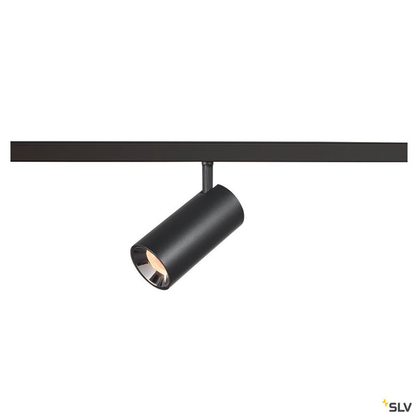 SLV NUMINOS® S 48V TRACK, DALI, spot, black / chrome, 16W, 1000lm, 2700K, CRI90, 40° 1006710
