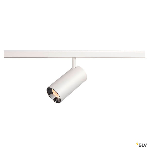 SLV NUMINOS® S 48V TRACK, DALI, spot, white / chrome, 16W, 980lm, 2700K, CRI90, 55° 1006722