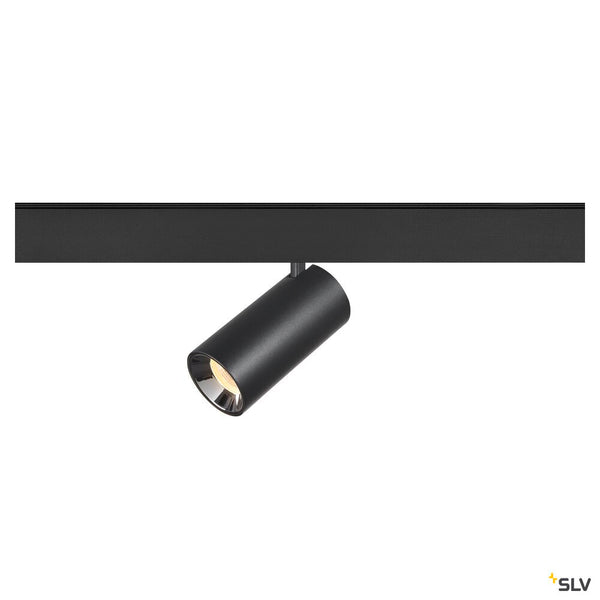 SLV NUMINOS® S 48V TRACK, DALI, spot, black / chrome, 16W, 1050lm, 3000K, CRI90, 40° 1006728