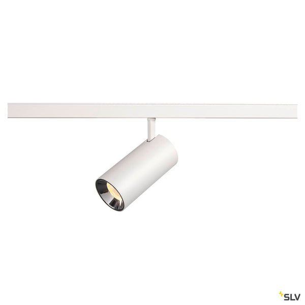 SLV NUMINOS® S 48V TRACK, DALI, spot, white / chrome, 16W, 1050lm, 3000K, CRI90, 20° 1006734
