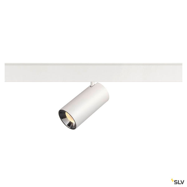 SLV NUMINOS® S 48V TRACK, DALI, spot, white / chrome, 16W, 1050lm, 3000K, CRI90, 20° 1006734