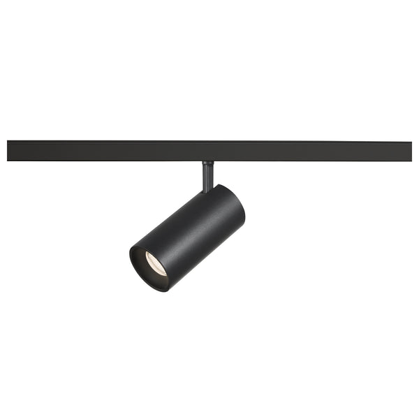 SLV NUMINOS® S, 48V spot, round, 4000 K, 16 W, DALI 2, 20°, matt black 1006741