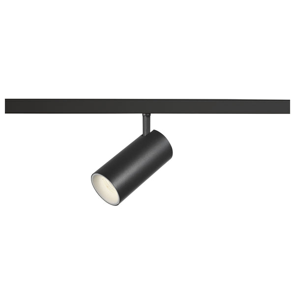 SLV NUMINOS® S, 48V spotlight, round, 4000 K, 16 W, DALI 2, 40°, matt black / matt white 1006745