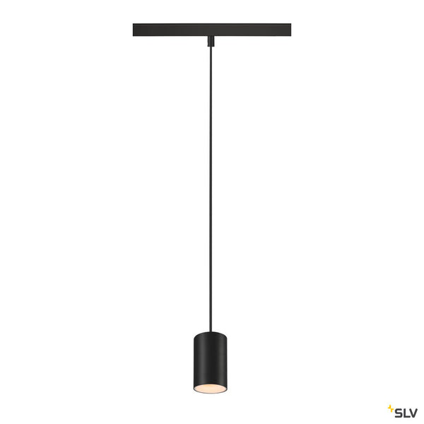 SLV NUMINOS® XS 48V TRACK, DALI, pendant light, black / white, 8.7W, 670lm, 2700K, CRI90, 20° 1006760