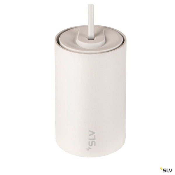SLV NUMINOS® XS 48V TRACK, DALI, pendant light, white / chrome, 8.7W, 720lm, 3000K, CRI90, 55° 1006794