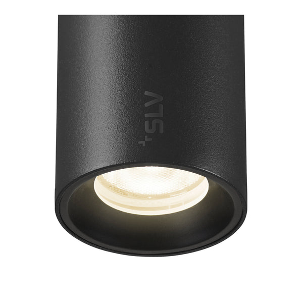 SLV NUMINOS® XS, 48V pendant light, pendant length 150 cm, 4000 K, 55°, DALI 2, matt black 1006801