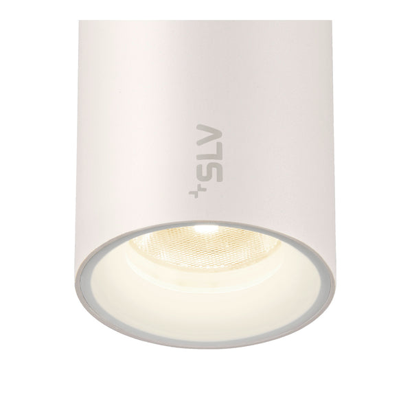 SLV NUMINOS® XS, 48V pendant light, pendant length 150 cm, 4000 K, 20°, DALI 2, matt white 1006805