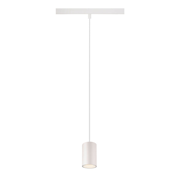 SLV NUMINOS® XS, 48V pendant light, pendant length 150 cm, 4000 K, 55°, DALI 2, matt white 1006811