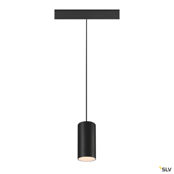 SLV NUMINOS® S 48V TRACK, DALI, pendant light, black / white, 16W, 1020lm, 2700K, CRI90, 20° 1006814