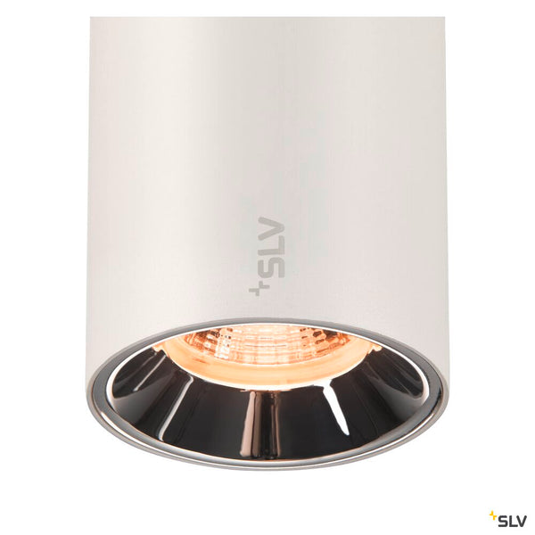 SLV NUMINOS® S 48V TRACK, DALI, pendant light, white / chrome, 16W, 1000lm, 2700K, CRI90, 40° 1006827