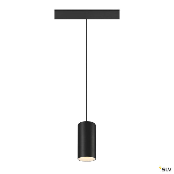 SLV NUMINOS® S 48V TRACK, DALI, pendant light, black / white, 16W, 1120lm, 3000K, CRI90, 40° 1006835