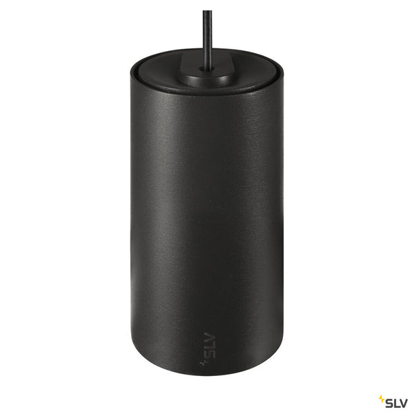 SLV NUMINOS® S 48V TRACK, DALI, pendant light, black / chrome, 16W, 1050lm, 3000K, CRI90, 55° 1006839