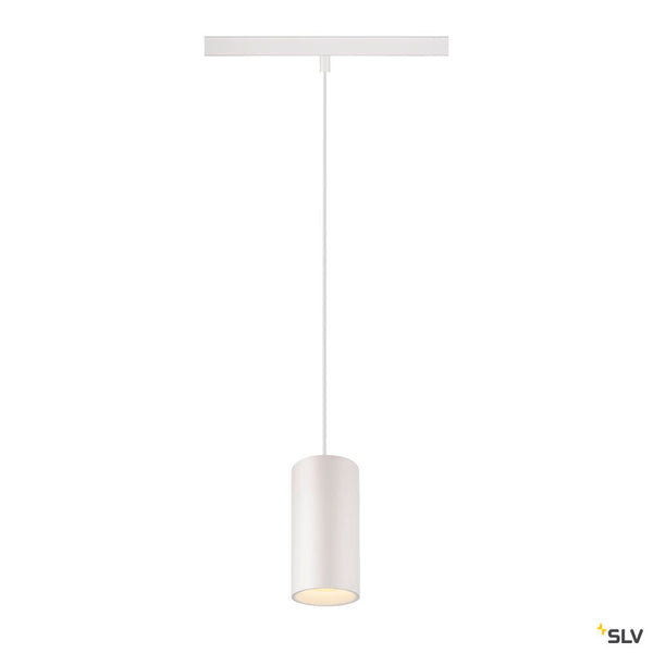 SLV NUMINOS® S 48V TRACK, DALI, pendant light, white / white, 16W, 1120lm, 3000K, CRI90, 40° 1006844