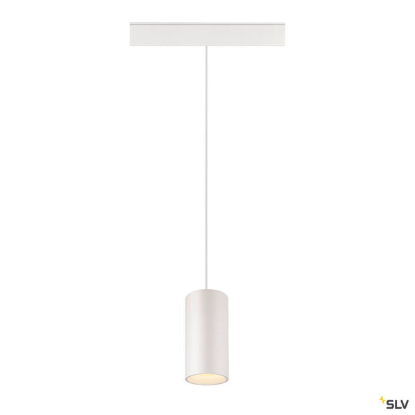 SLV NUMINOS® S 48V TRACK, DALI, pendant light, white / white, 16W, 1120lm, 3000K, CRI90, 55° 1006847