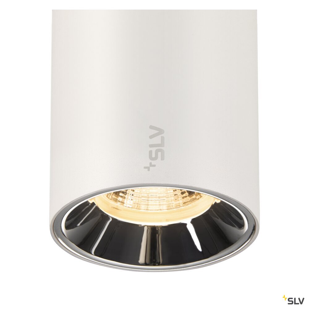 SLV NUMINOS® S 48V TRACK, DALI, pendant light, white / chrome, 16W, 1050lm, 3000K, CRI90, 55° 1006848