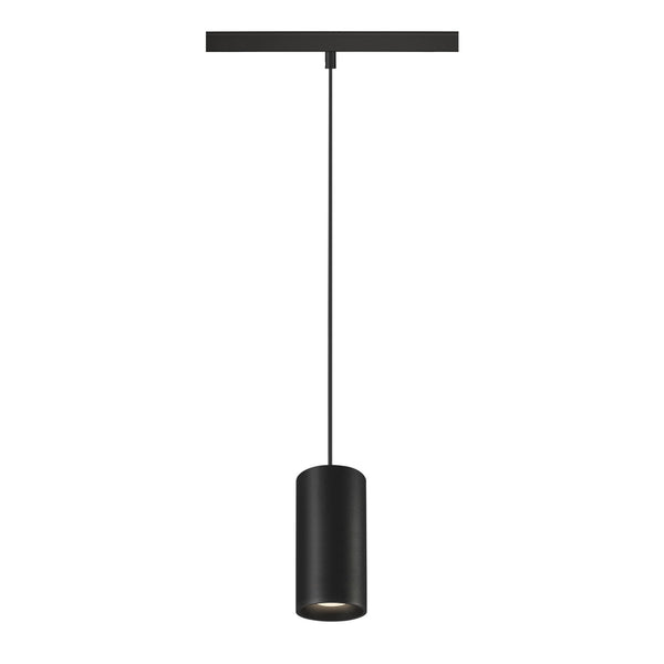 SLV NUMINOS® S, 48V pendant light, pendant length 150 cm, 4000 K, 20°, DALI 2, matt black 1006849
