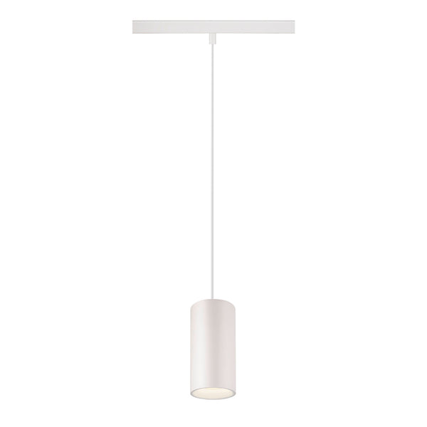 SLV NUMINOS® S, 48V pendant light, pendant length 150 cm, 4000 K, 40°, DALI 2, matt white 1006862
