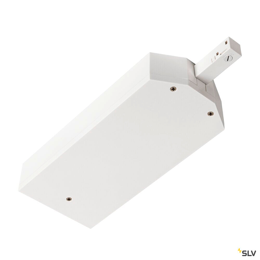 SLV 48V TRACK, transformer housing incl. end feed left, DALI, white 1007084