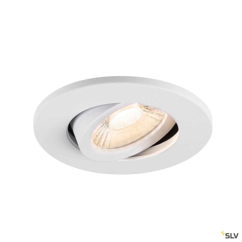 SLV UNIVERSAL DOWNLIGHT Cover, for Downlight IP20, pivoting, round, white 1007092