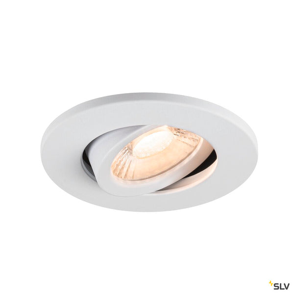 SLV UNIVERSAL DOWNLIGHT Cover, for Downlight IP20, pivoting, round, white 1007092